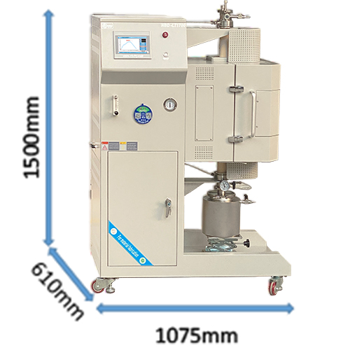 High temperature vertical quenching furnace
