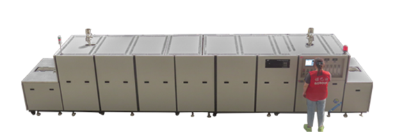 Mesh belt brazing furnace