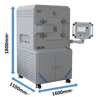 High vacuum atmosphere muffle furnace
