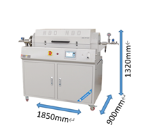 Pressure rotary tube furnace