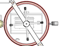 Split pit furnace for glove box