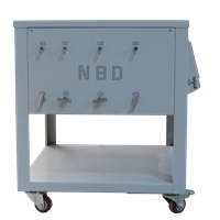 Touch screen mass flow control distribution cabinet