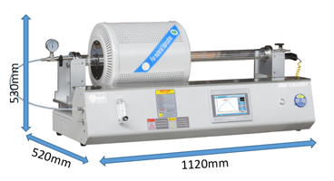 Sliding rail mobile fast annealing furnace