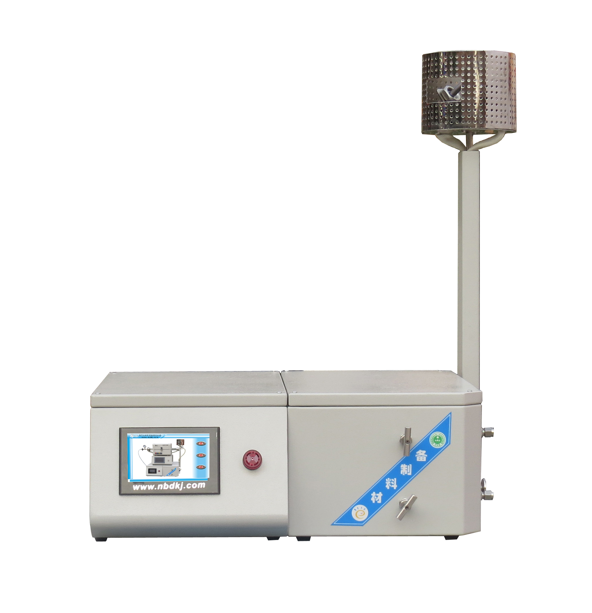 Gas safety protection device for tube furnace