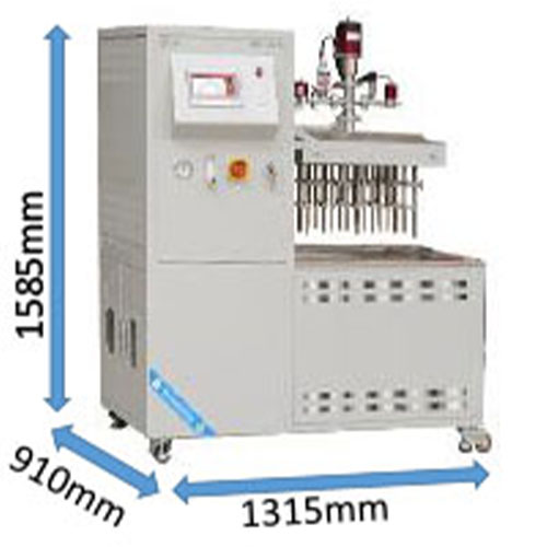 25 station vacuum atmosphere tube furnace