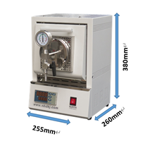 Mini vacuum furnace for glove box