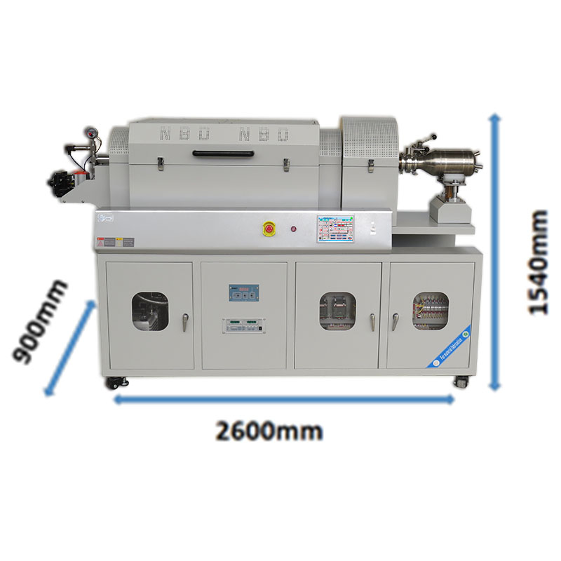 High temperature, high pressure automatic feeding tube furnace