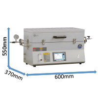 Three temperature zone gradient furnace