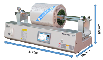 CMT furnace sliding rail tube furnace 1200℃