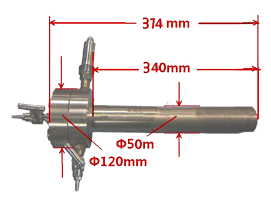 High pressure tube furnace (single head 1200°C）