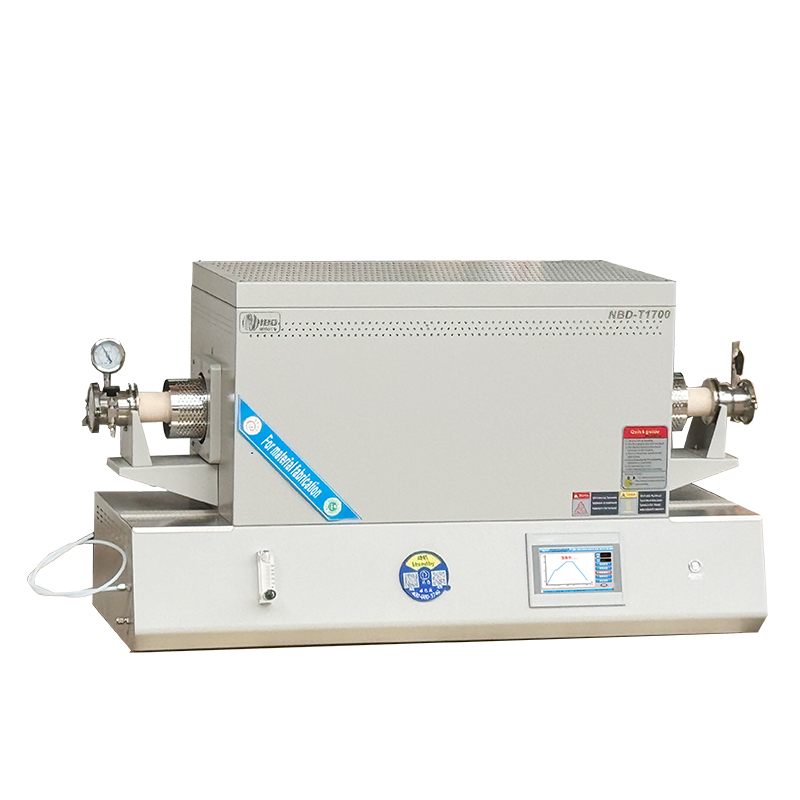 Three temperature zone 1700 ℃ tube furnace