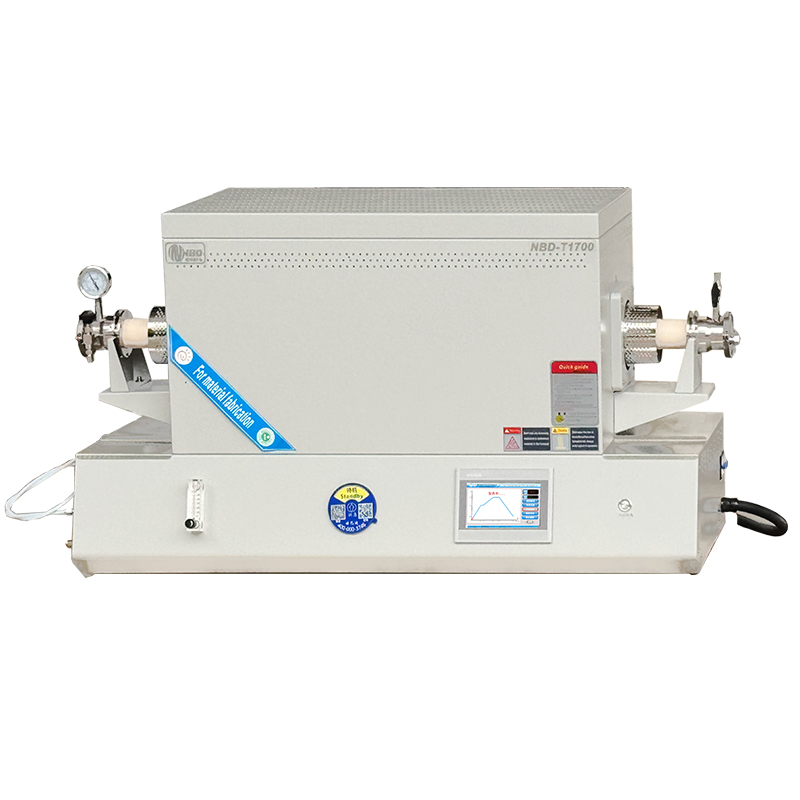 Three temperature zone 1700 ℃ tube furnace