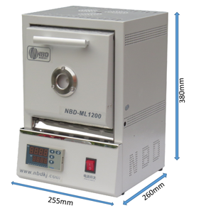 Observation window muffle furnace