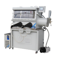 Anaerobic well type sintering furnace (glove box + well type furnace)