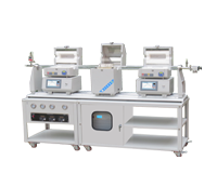 Double chamber sliding rail PECVD