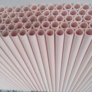 Analysis of corundum tube cracking at high temperature